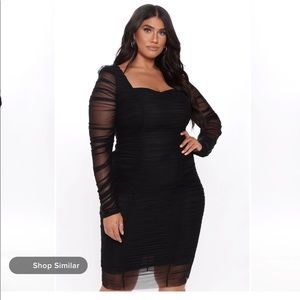 COPY - NWT FASHION NOVA MESH MIDI DRESS